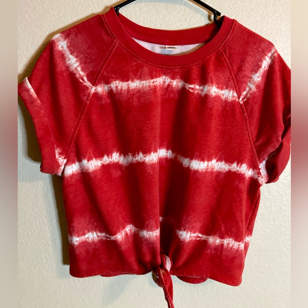 Crop tie top